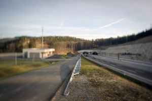 Der Jagdbergtunnel als Teil der neuen Autobahntrasse