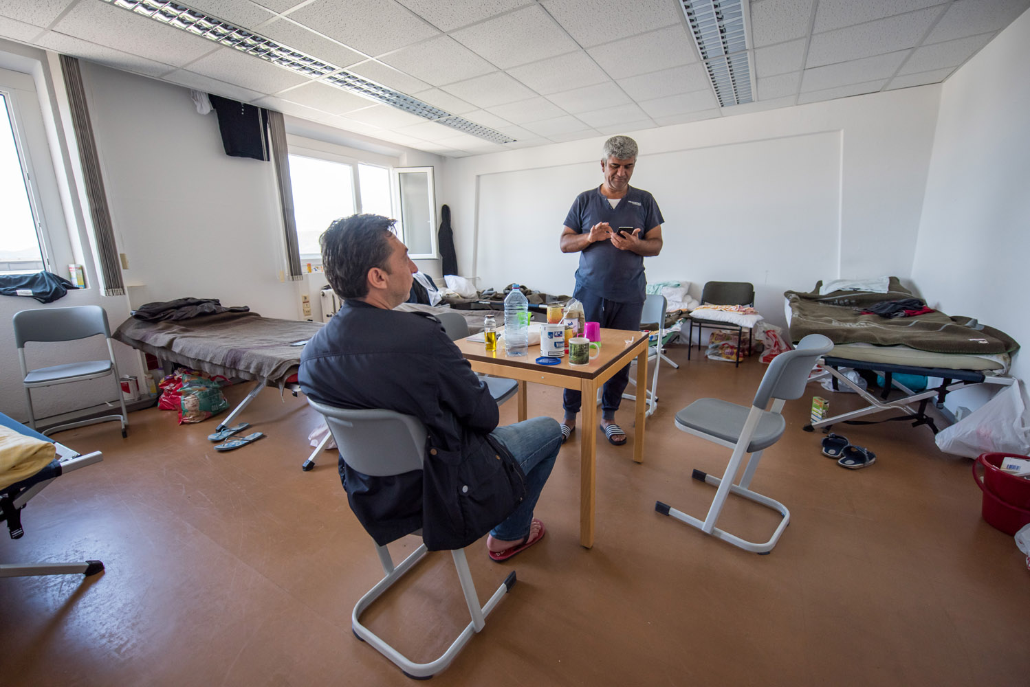 Fotoreportage im Flüchtlingsheim Suhl